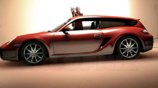 Porsche Cayman Shooting Brake Uncovered?